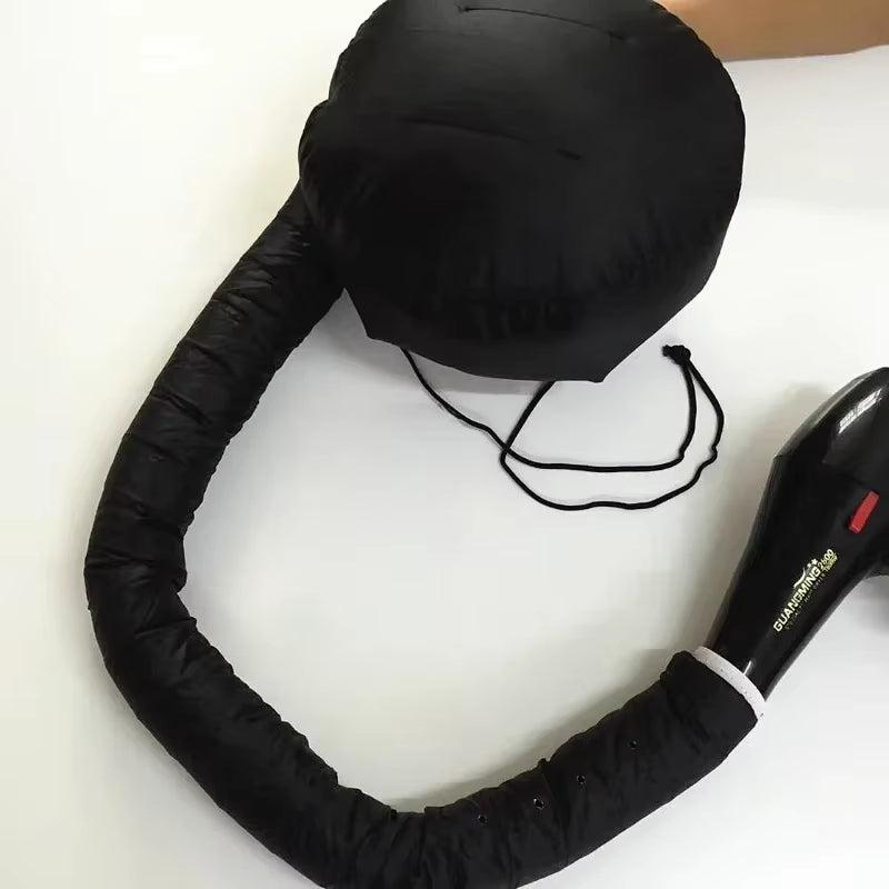 Transform Your Hair Care Routine with 2-Pack Portable Hair Bonnet Dryer Caps - Quick Drying, Oil Treatment & Diffuser Tools for Effortless Hairdressing!