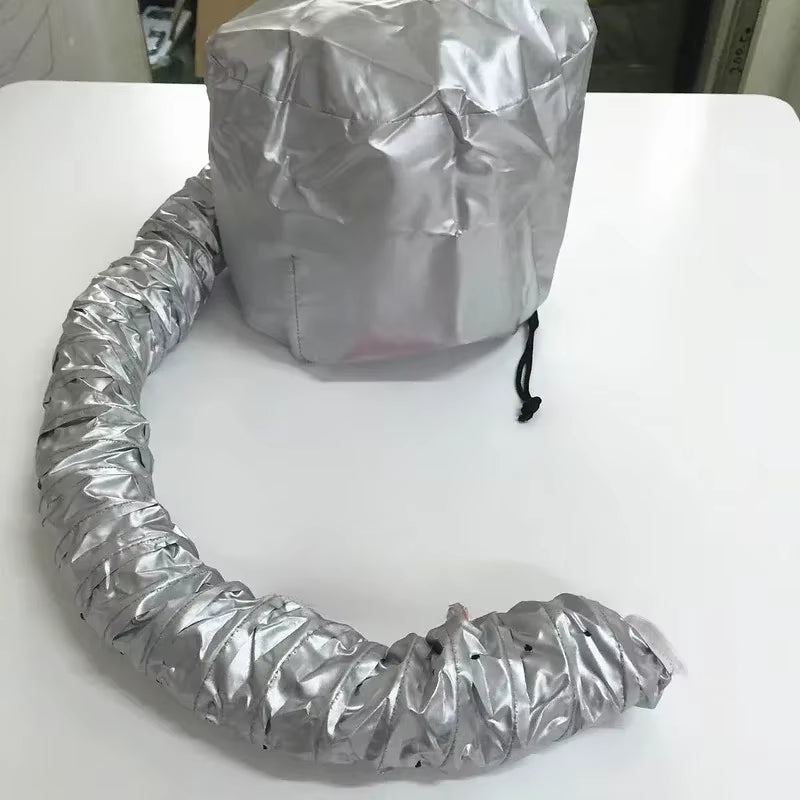 Transform Your Hair Care Routine with 2-Pack Portable Hair Bonnet Dryer Caps - Quick Drying, Oil Treatment & Diffuser Tools for Effortless Hairdressing!